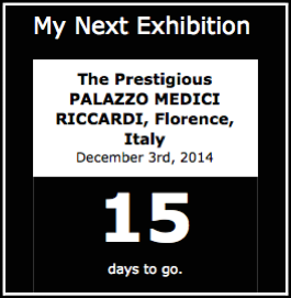 Exhibition Countdown from my blogs sidebar
