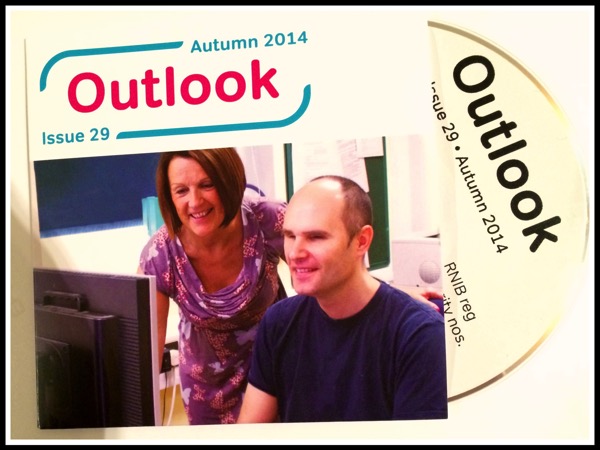 My photo being used on the Outlook CD Magazine